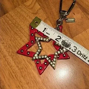 Red Star Keychain Coach | Accessories | Coach Patent Red Star Rhinestone Keychain | Poshmark